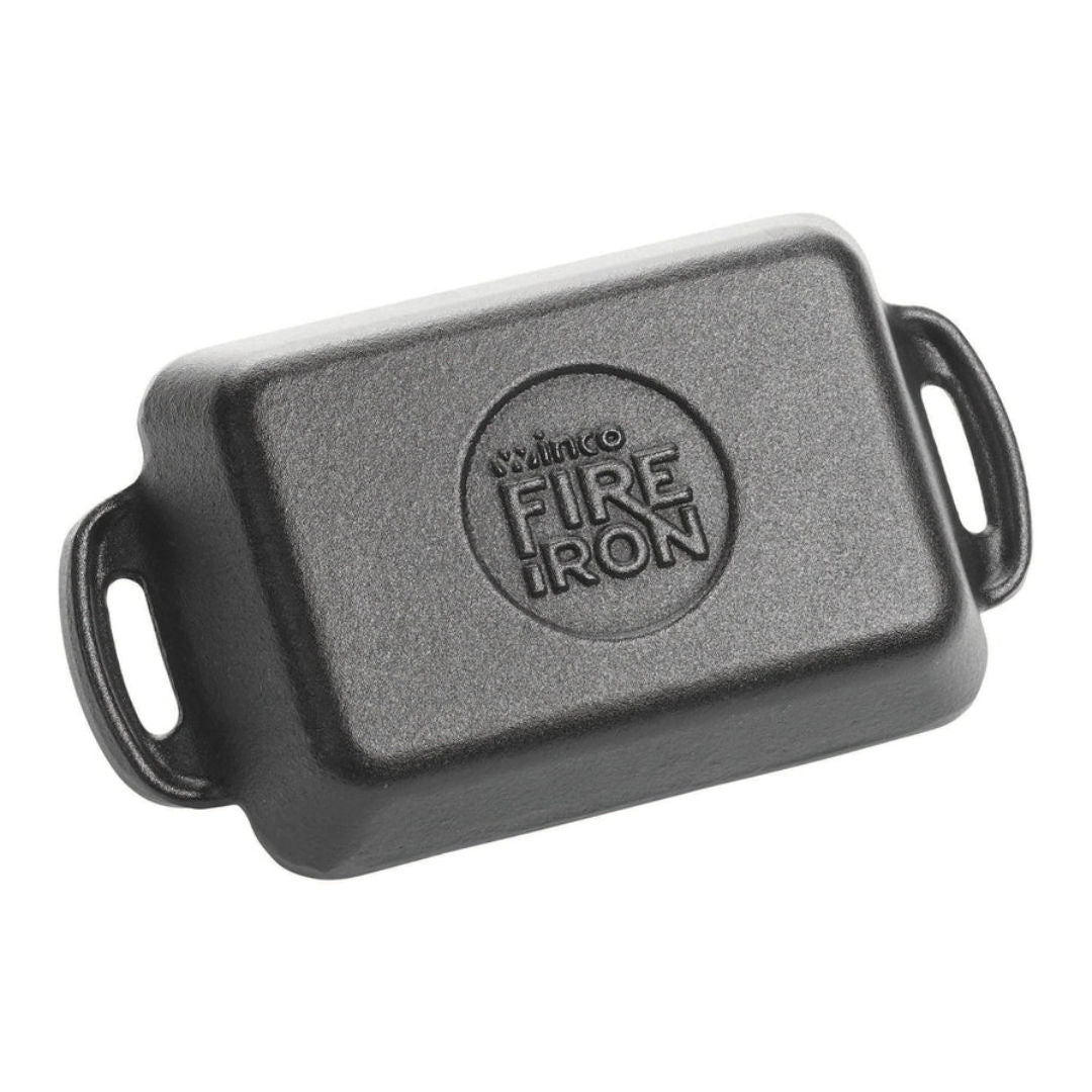 Winco FireIron Mini Cast Iron 10oz Rectangular Server