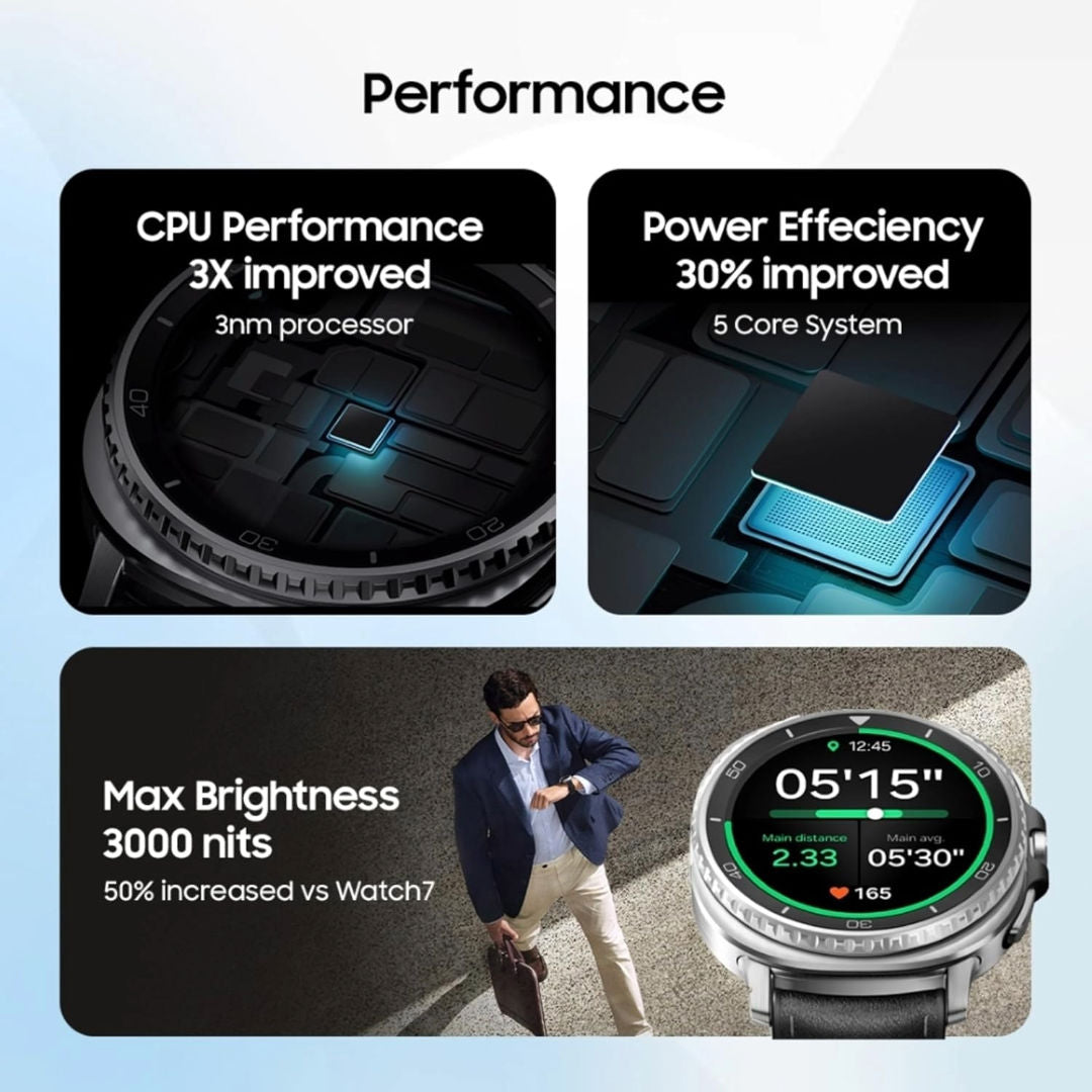 Samsung Galaxy Watch8 Classic LTE 46mm Smartwatch, Black, 64GB, 5ATM