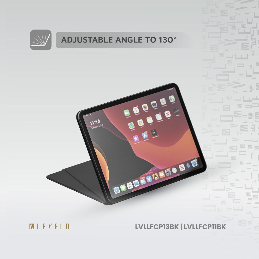 Levelo Luxora Folio Case for Apple iPad Series, Leather Finish