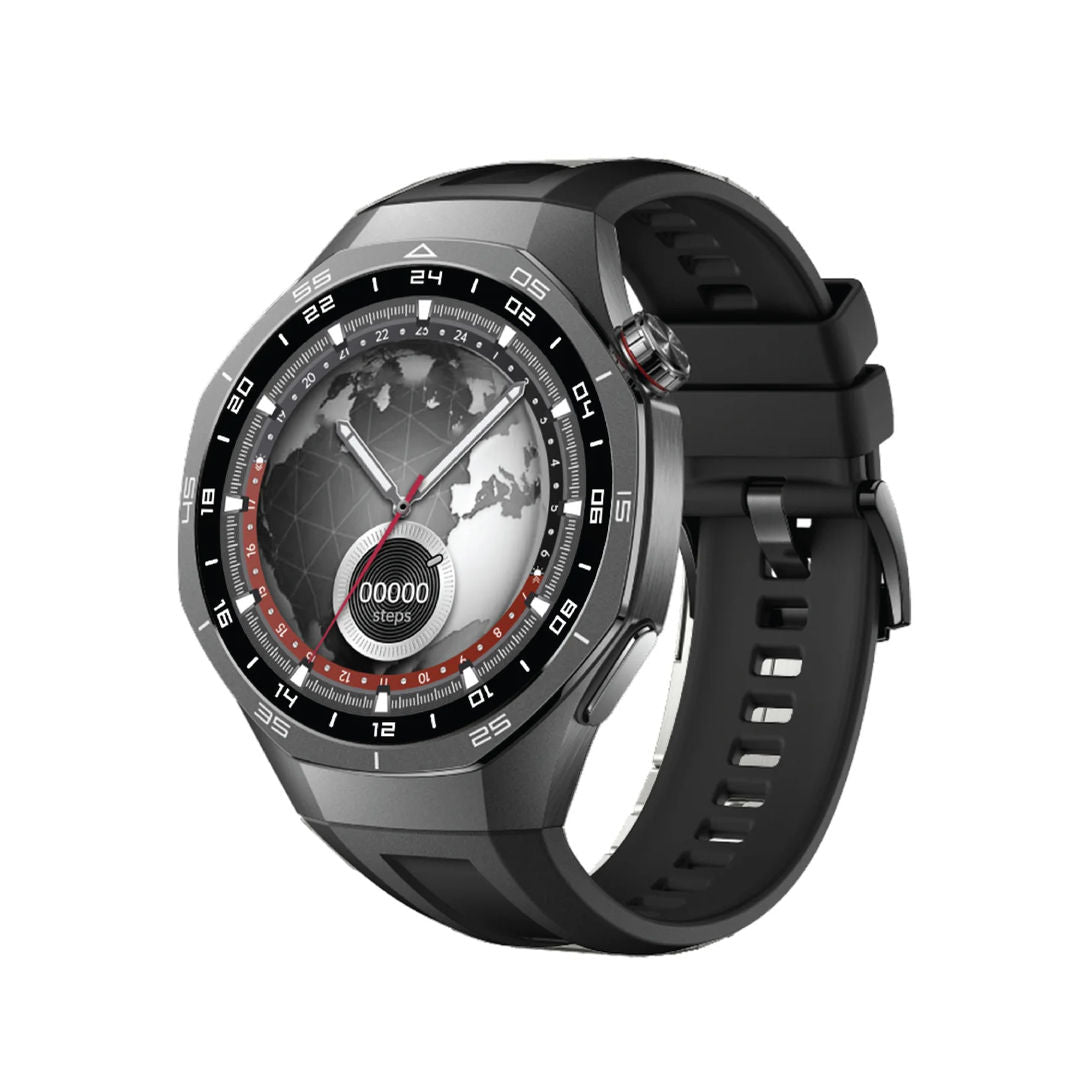 Pawa Saga 1.52inch Display Smart Watch, Black