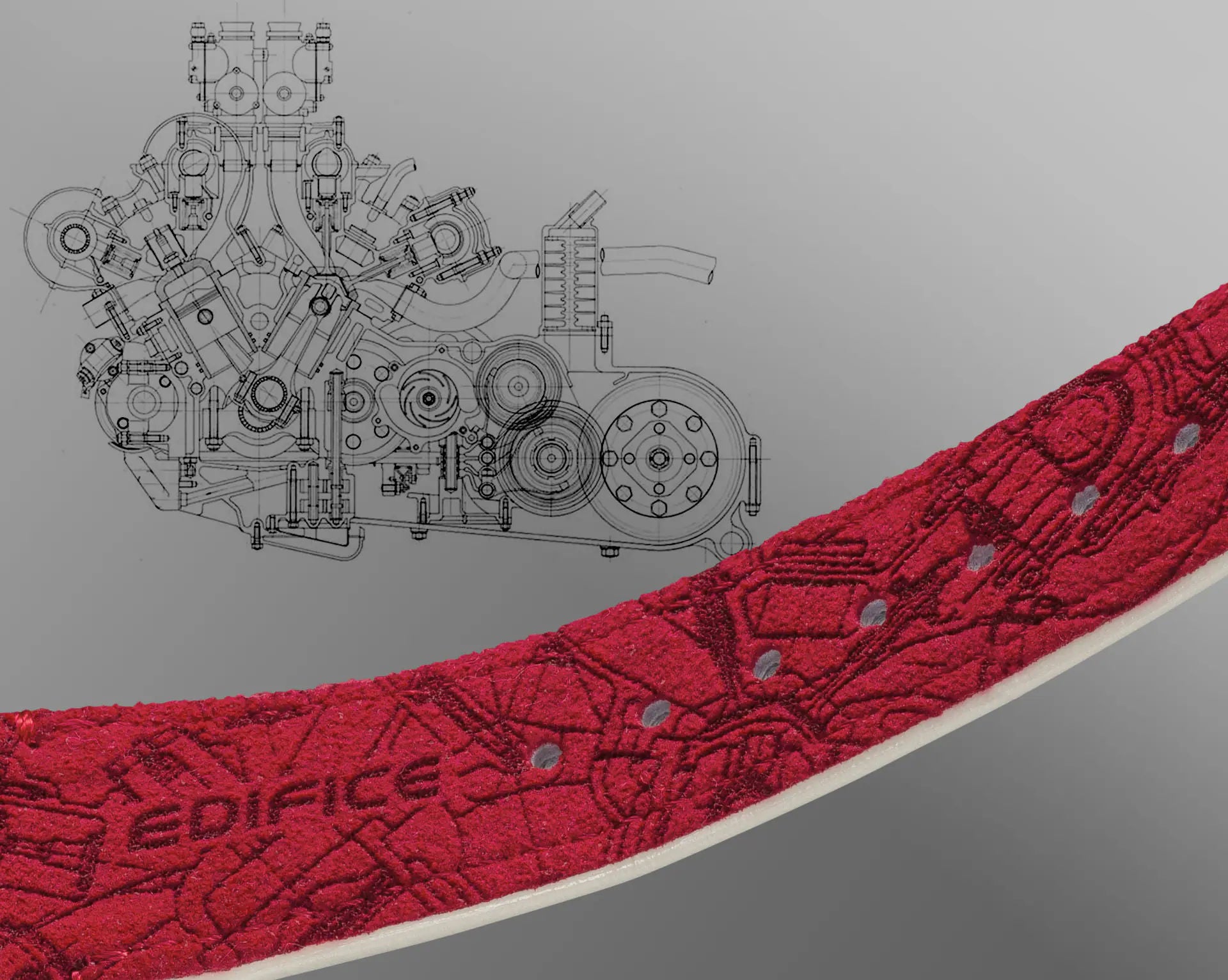 Casio EDIFICE Sospensione ECB-2300HR-1A, Honda RA272 60th Anniversary Limited Edition Bluetooth Solar Watch