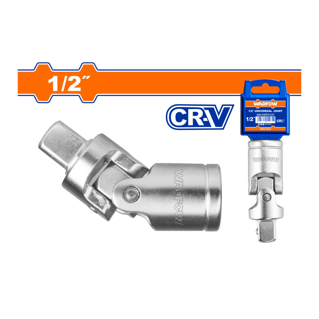 WADFOW 1/2" Universal Joint, 50BV30 Alloy Steel