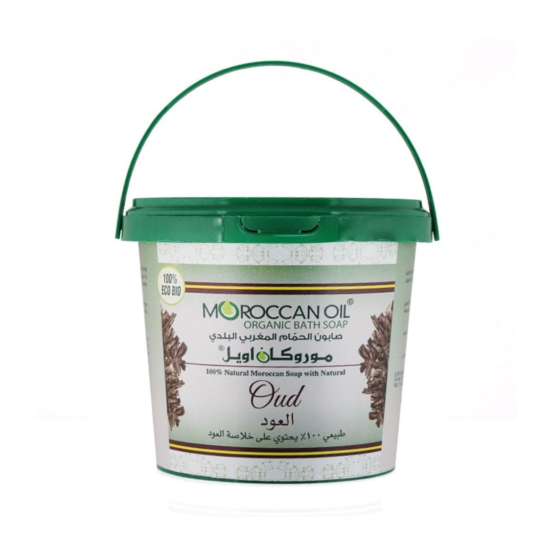 صابون حمام عضوي من ماروكان أويل، عود، 850 مل