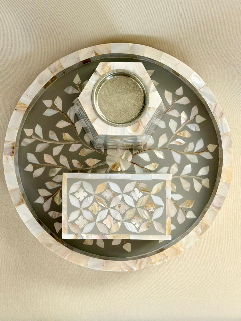 Raw Home-Mother Of Pearl Burner Set