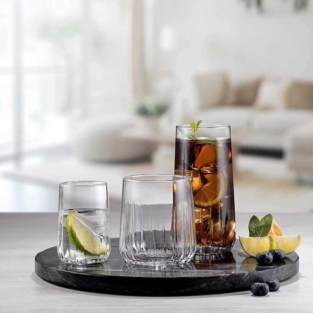Pasabahce Nova Tumbler Glass Set, 360cc, 6 Pieces