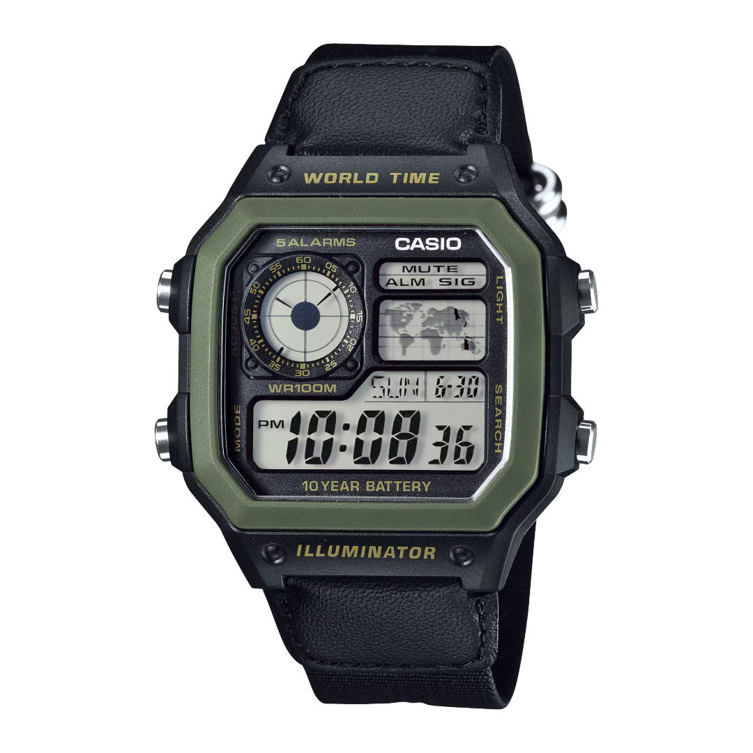 Casio Men's Digital Dial Watch, AE1200 Series
