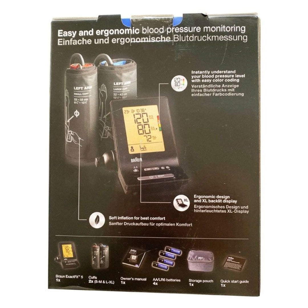 Braun BP6200, Exactfit 5 Upper Arm Bp Monitor