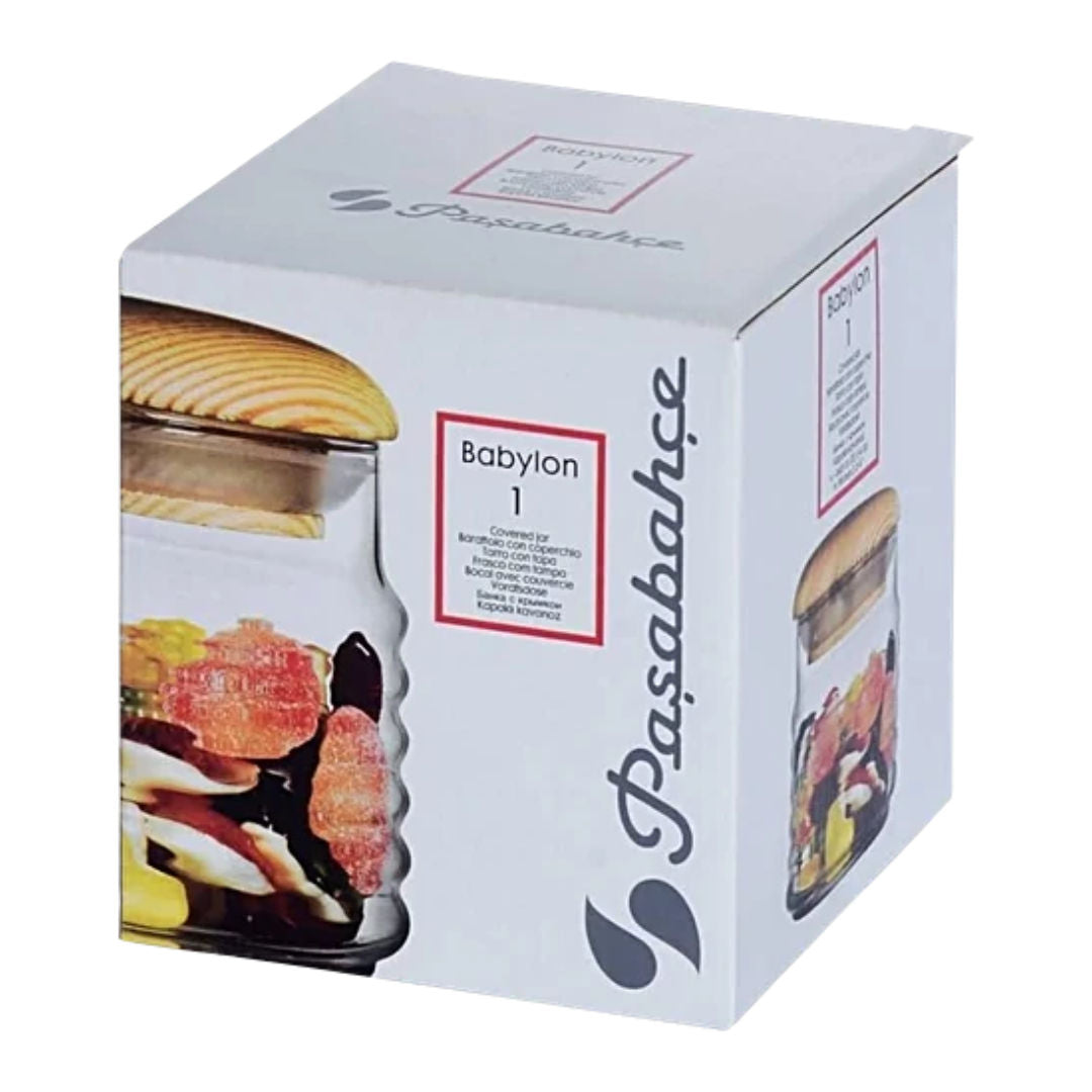 Pasabahce Babylon Glass Jar with Air Tight Lid