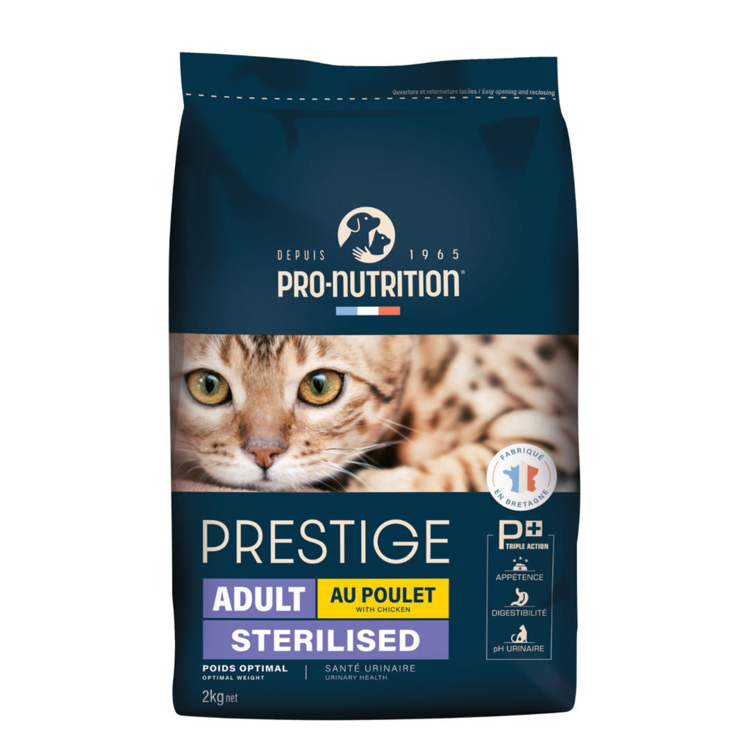 Pro nutrition Prestige Chicken Adult Sterilised Cat Food