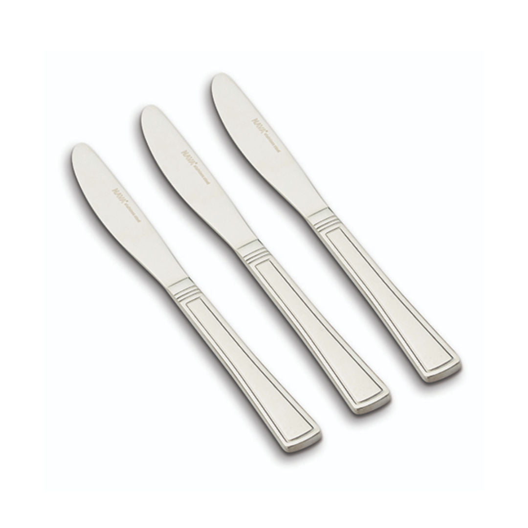 NAVA Stainless Steel Dinner Knife Acer, Set of 3 Pcs