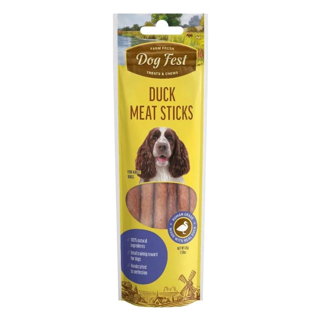 Dog Fest Duck Meat Sticks For Adult Dogs, 45gm