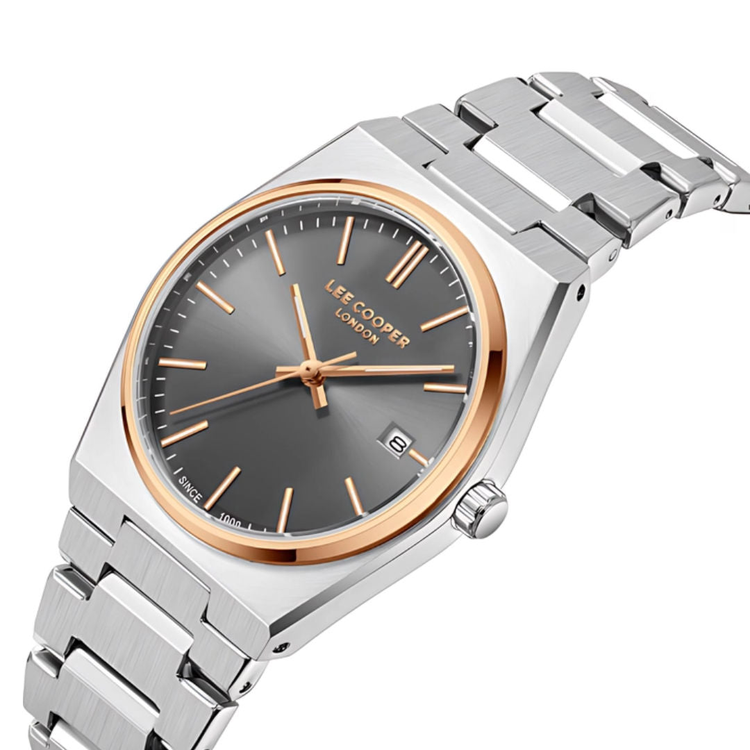 Lee Cooper Women's Analog Grey Dial Watch, LC08195.560