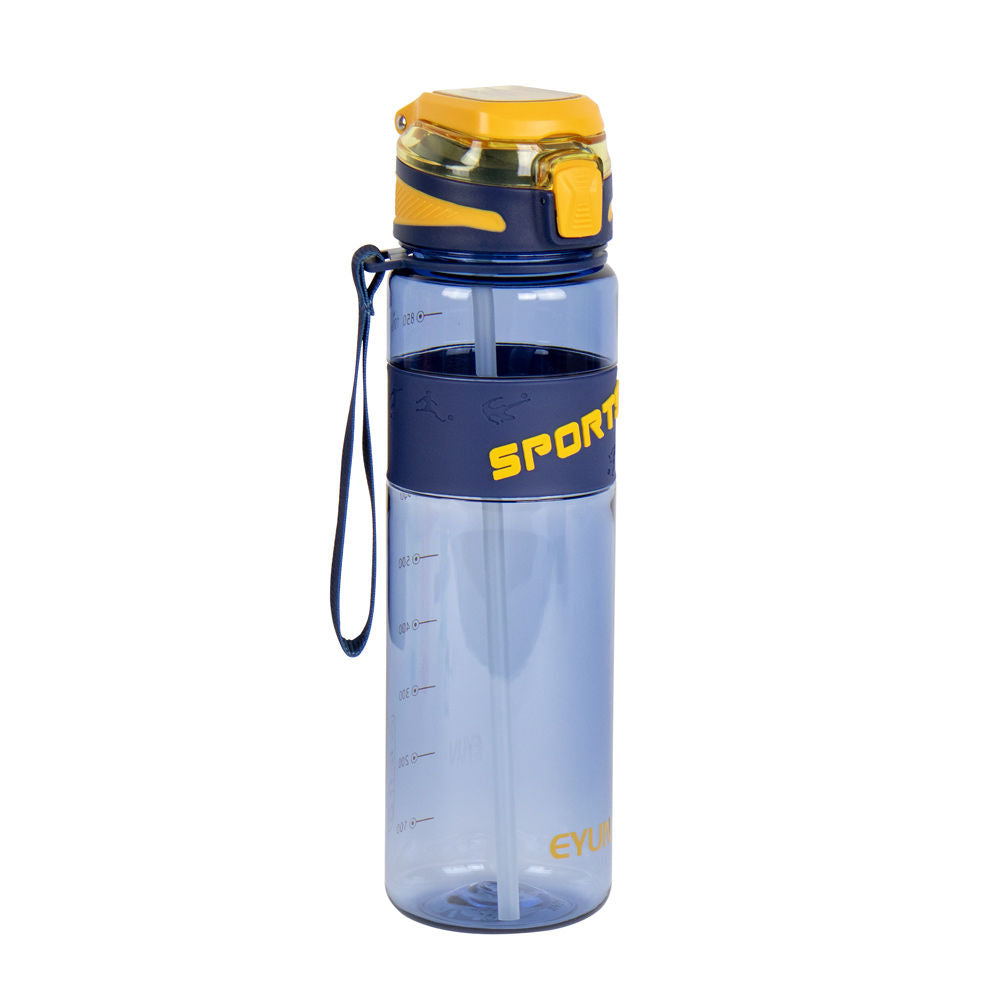 Twisoo Plastic Water Bottle, BPA-Free Leakproof Bottle With Flip-Top Lid, 1000ml, PSB-010