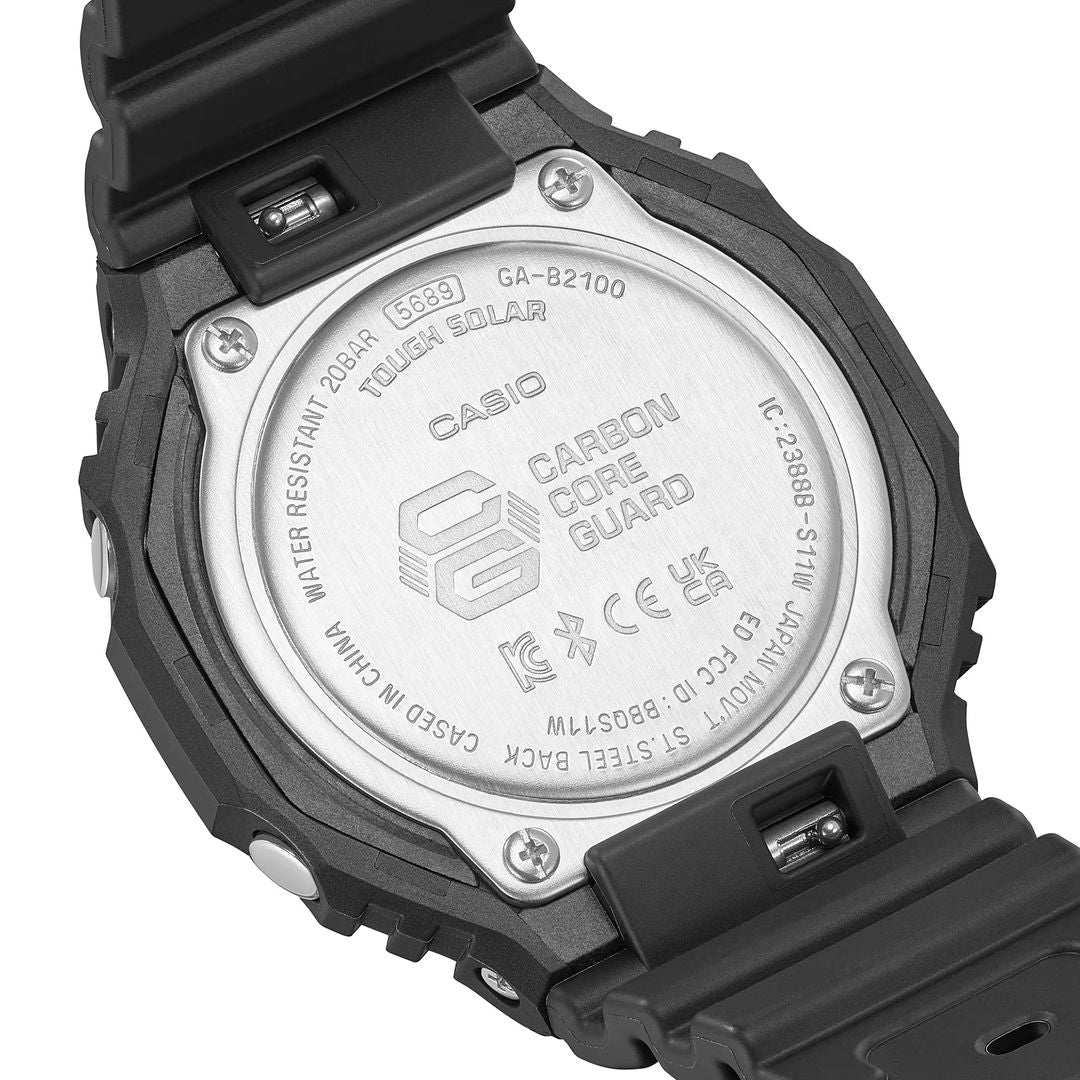 ساعة كاسيو G-SHOCK GA-B2100 ذات الشاشة التناظرية والرقمية