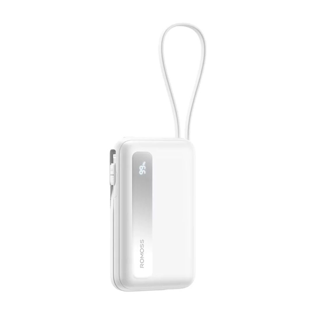 Romoss 10000mAh Powerbank, 22.5W, White, PPR10