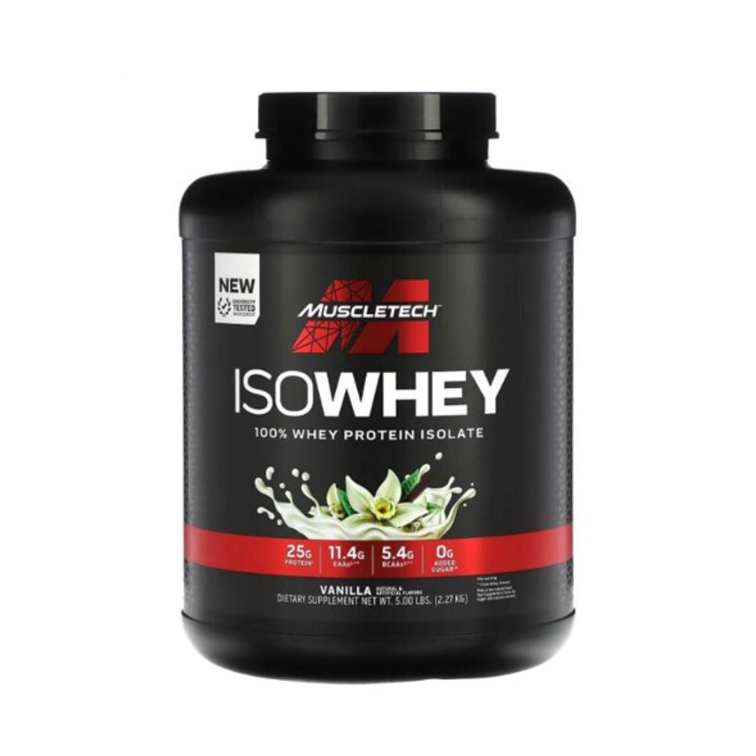 MuscleTech ISO Whey Isolate Protein Powder, 5lbs