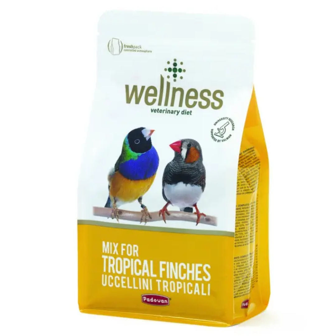 Padovan Bird Wellness Tropical Finches Food Daily Mix, 1kg