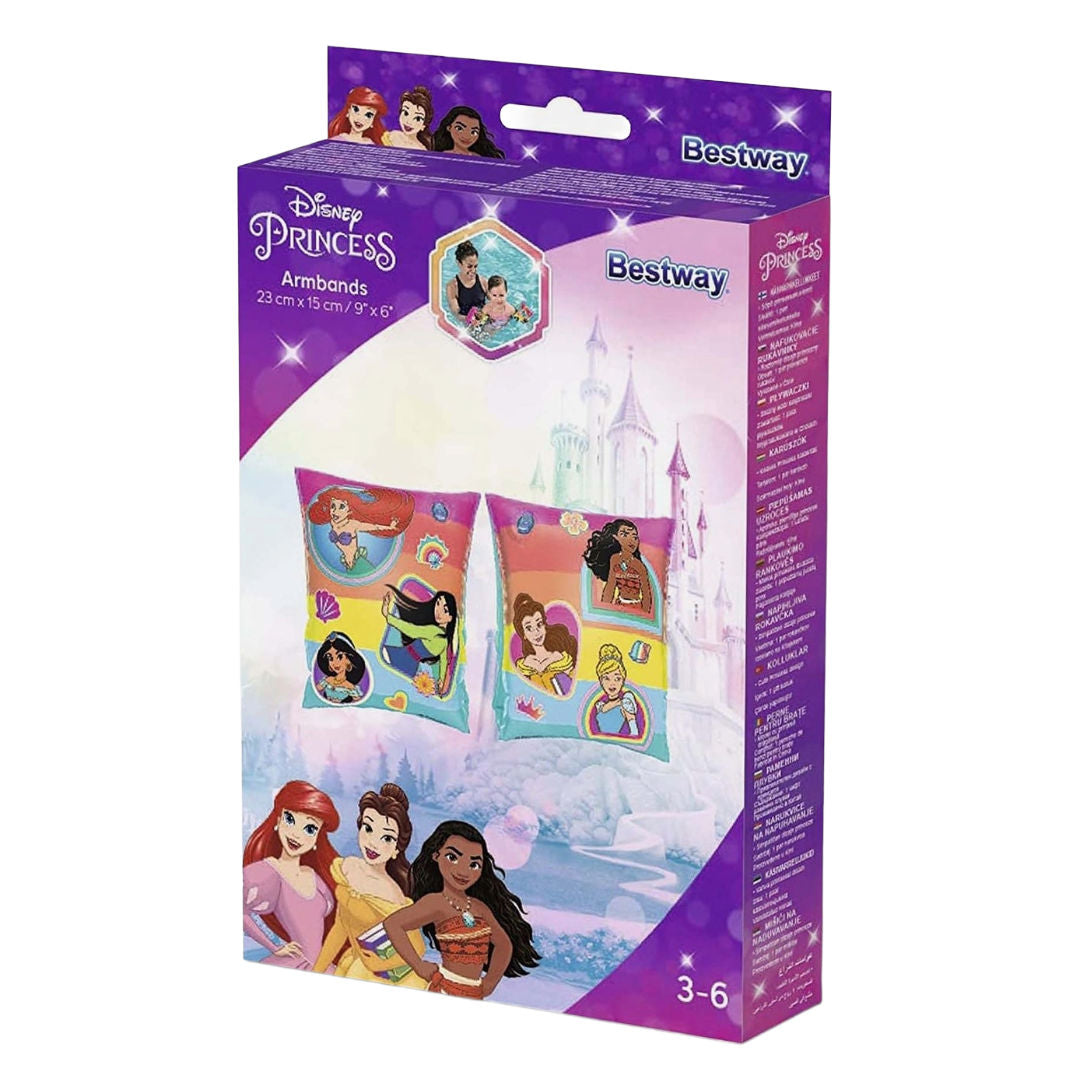 Bestway Princess Armbands 1 Pair, 23 x 15cm, 3 to 6 years