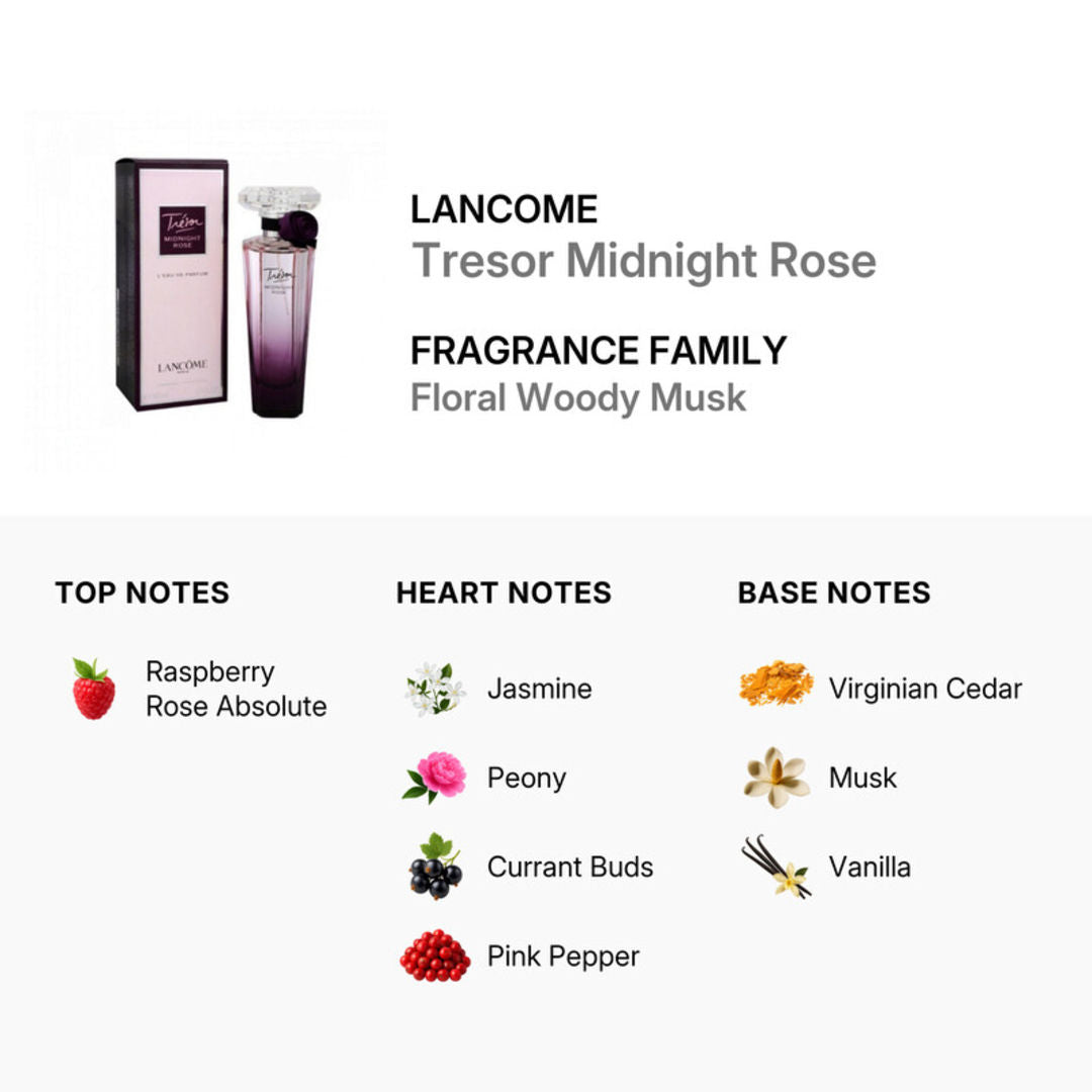 Lancome Tresor Midnight Rose Eau de Parfum for Women, 50ml