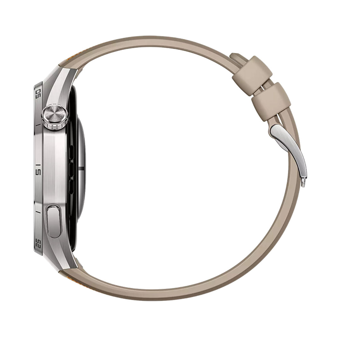 Huawei Watch GT 6 Pro 46mm Smartwatch, Composite Woven Strap, 1.47-inch AMOLED Display, Titanium Alloy Case, Brown