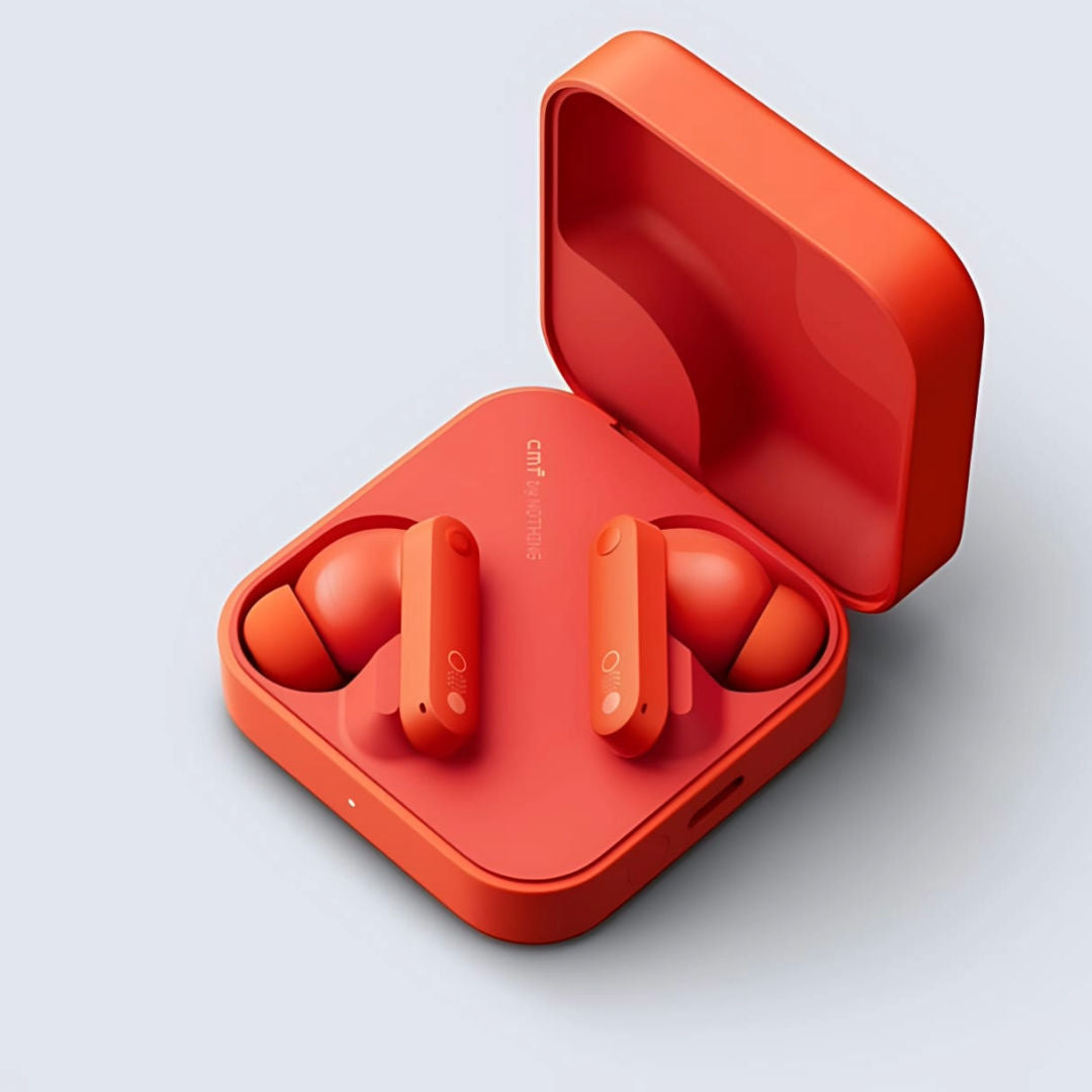 Nothing CMF Buds International Version 12.4mm Dynamic Drivers, 42dB ANC, Bluetooth 5.3, Orange