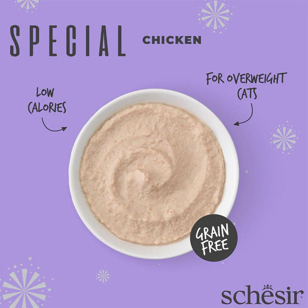 Schesir Special Mousse Light Chicken Adult Cat Wet Food, 70gm