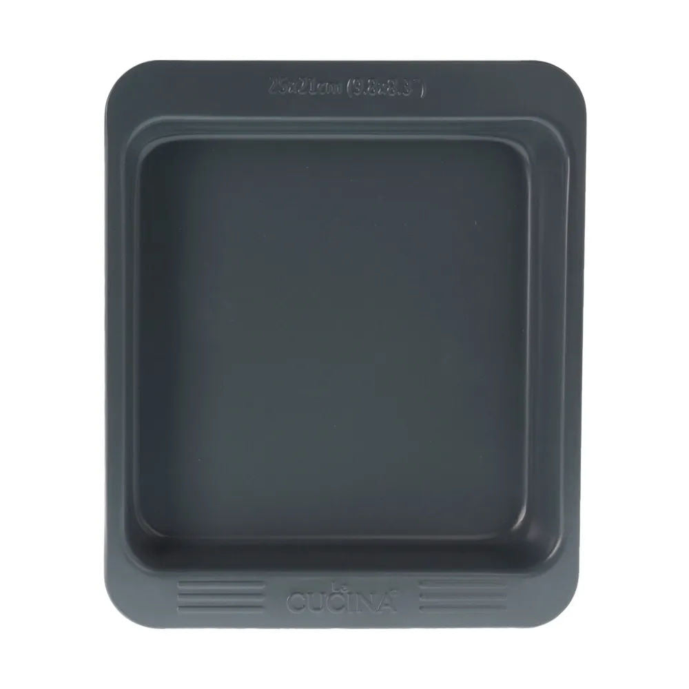 Loaf Tin Carbon Steel with Innotek-Xynflon Coating, Grey, 25x21x3.6cm