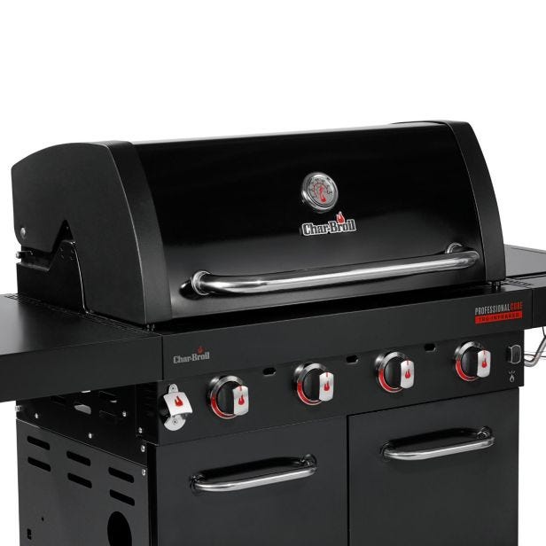 Char‑Broil Professional CORE B 4 Gas Grill, 4‑Burner TRU‑Infrared System, Side Burner, 30 mbar, 140916