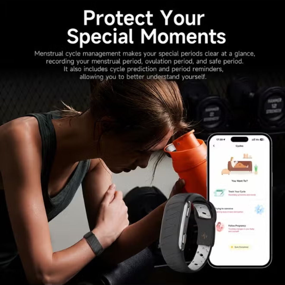 EPICARMA WearOn Tracker Band with Extra Band Included - Black