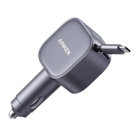 Anker Nano Car Charger 75W Built in C-Cable