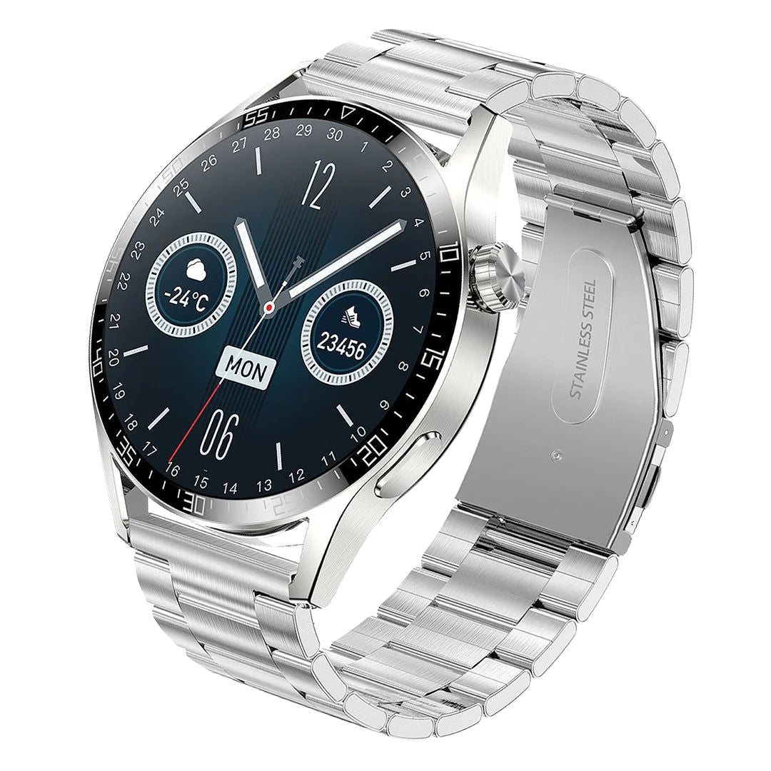 Pawa Grandeur Series Smart Watch, Silver
