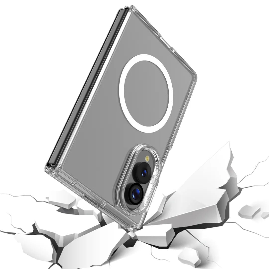 Blupebble Samsung Galaxy Fold 8 Crystal Guard Case, Clear