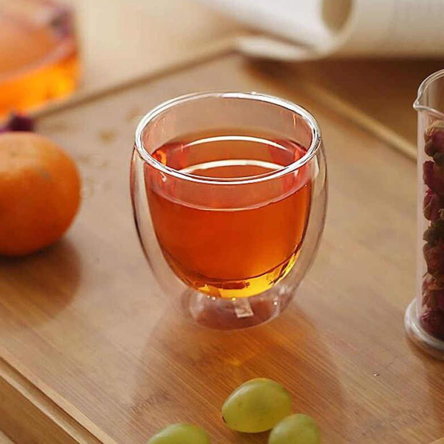 BLACKSTONE Double Wall Glass Tumbler, 2-Piece Set