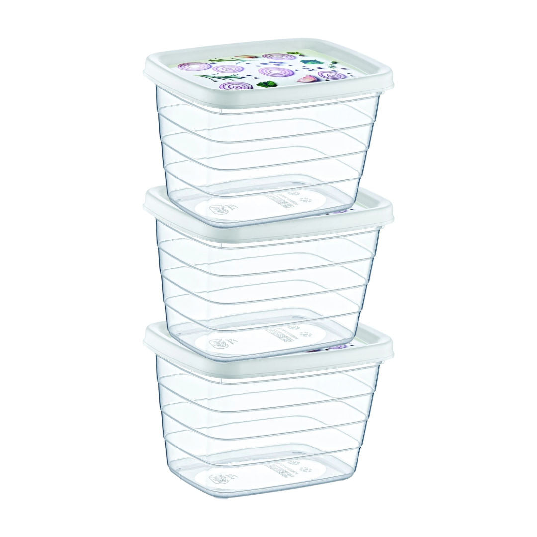 Hobbylife Deco Trend Storage Box Set, 3 Pieces, 2.2 Litre Each