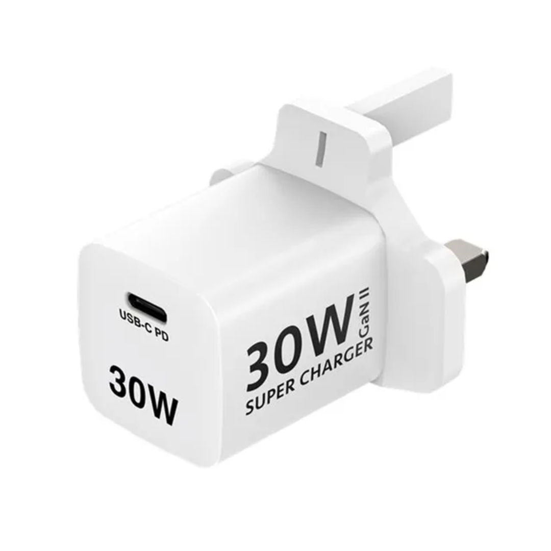 Swiss Military GaN II 30W Super Mini Wall Charger, White