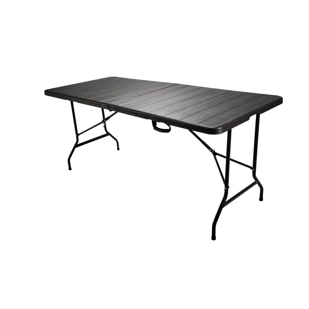 Camp Master Folding Table, Black 172x82x72cm