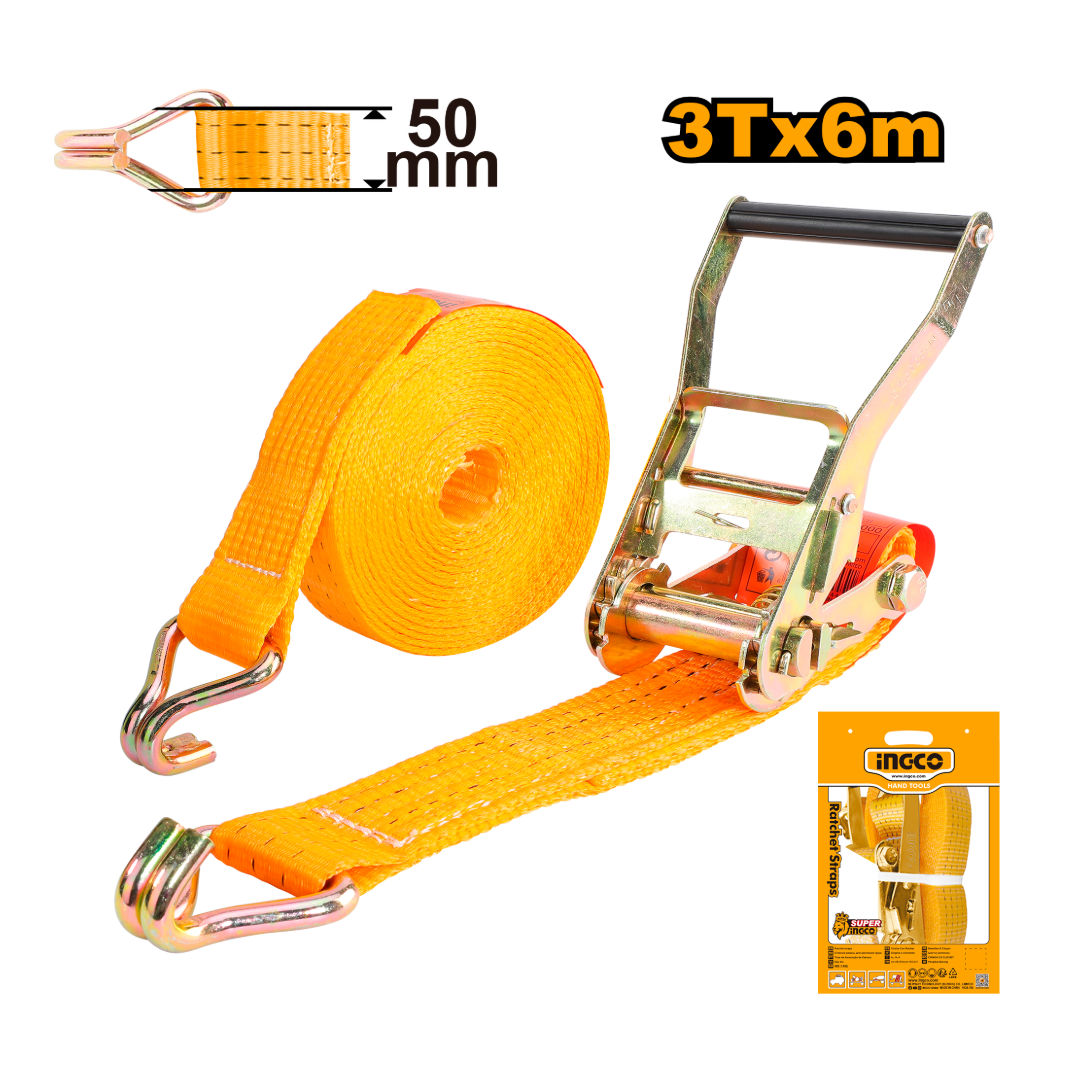INGCO 2Tons Ratchet Strap