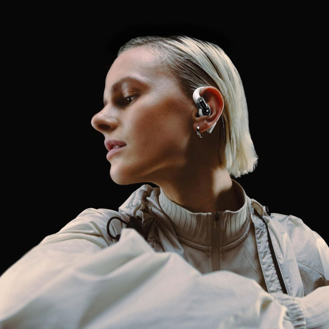 Nothing Ear (open) True Wireless Bluetooth Open-Ear Buds, Long Battery Life, Bass Enhance, Clear Voice Technology, White