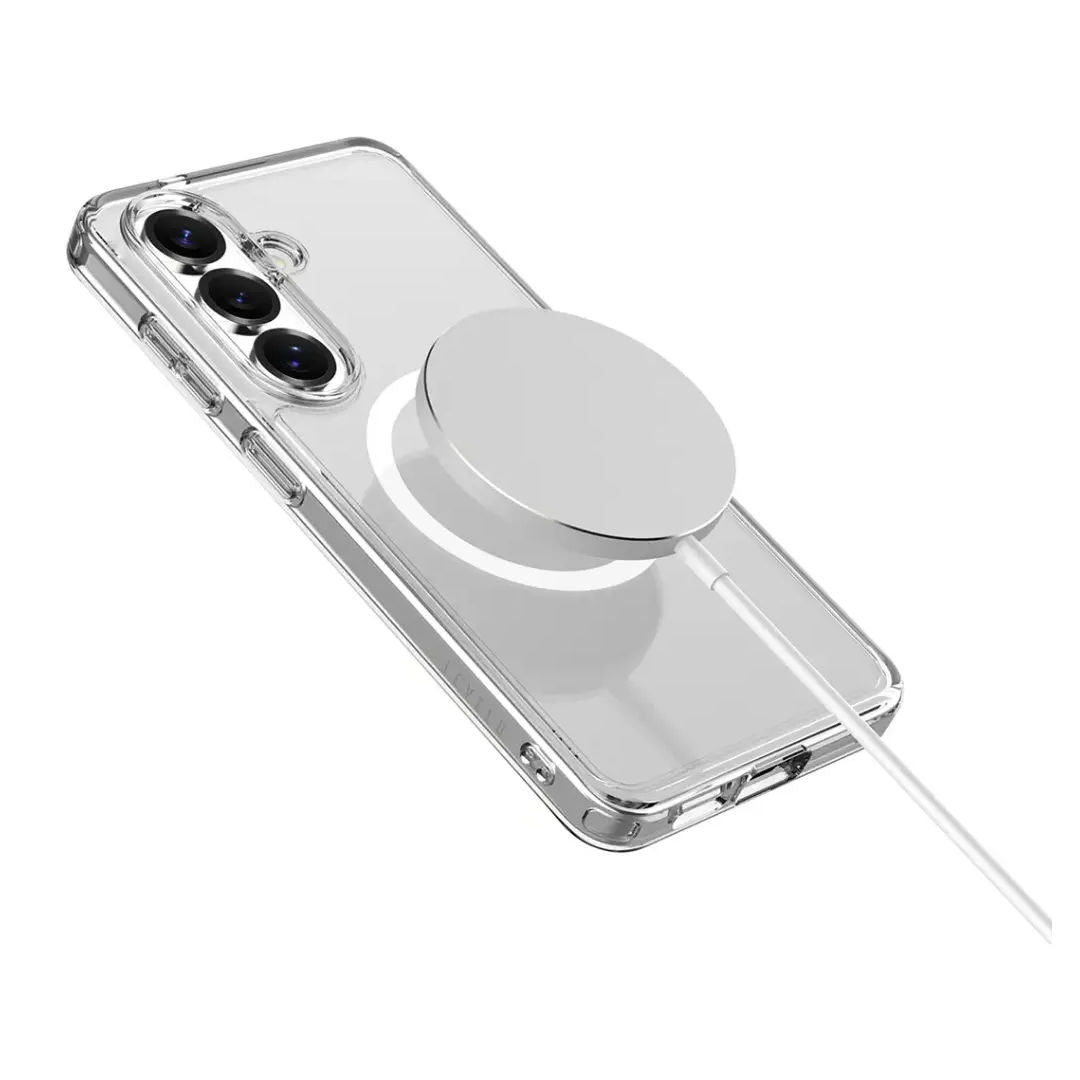 Levelo Clara MagSafe Clear Case For Samsung S26 Series, Transparent