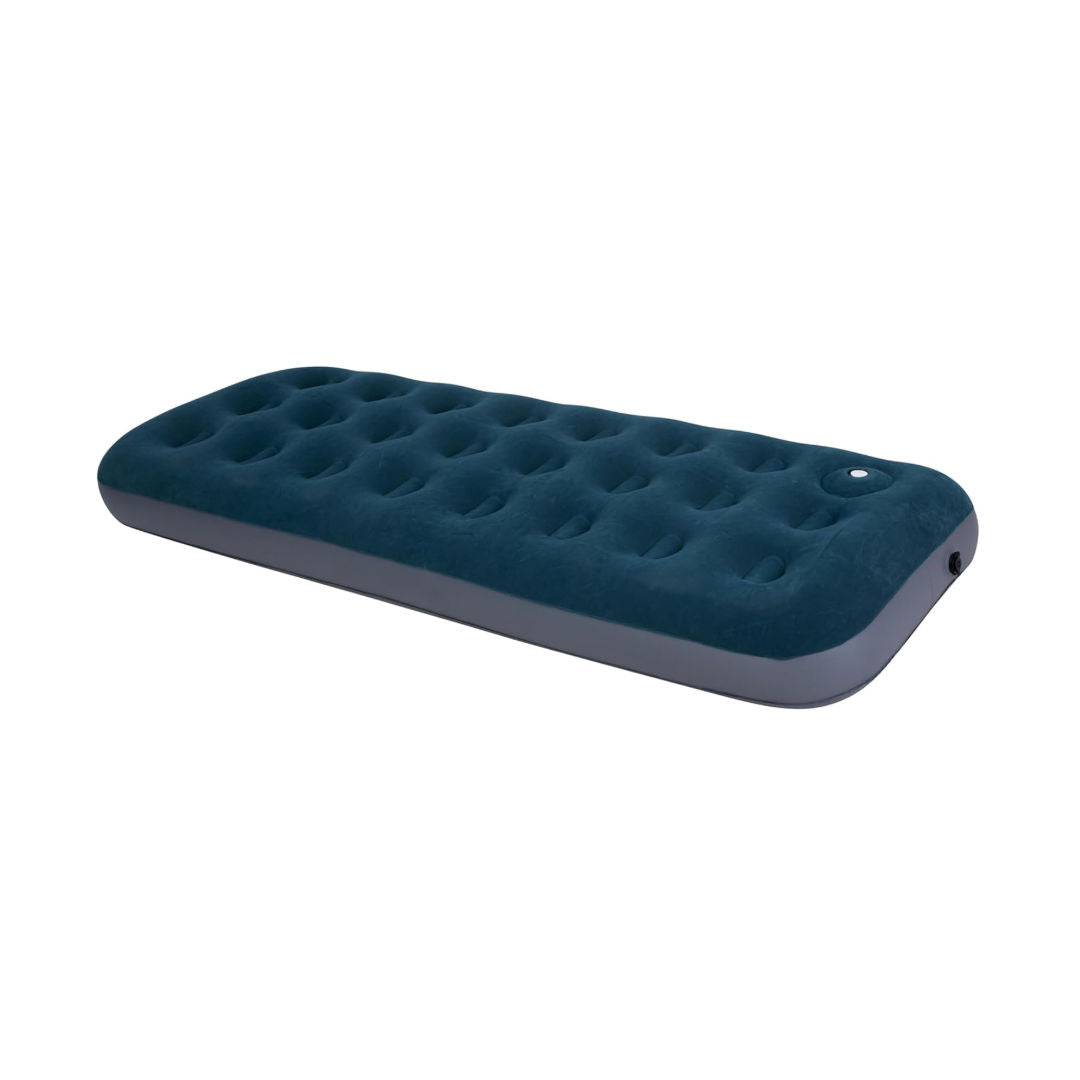 Jilong Flocked Single Airbed With Built-In Foot Pump, 24130