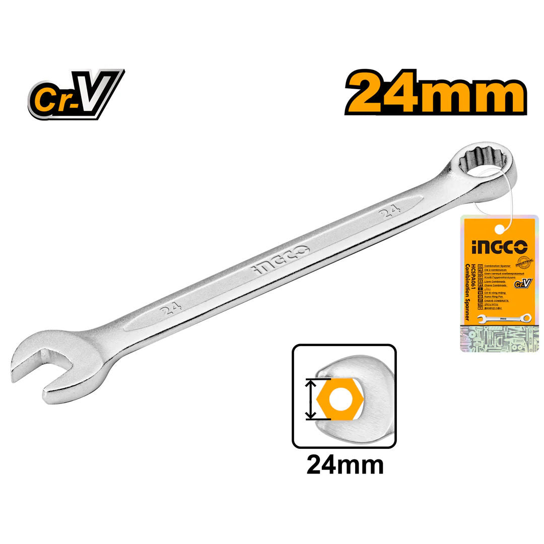 INGCO Combination Spanner, Cr-V