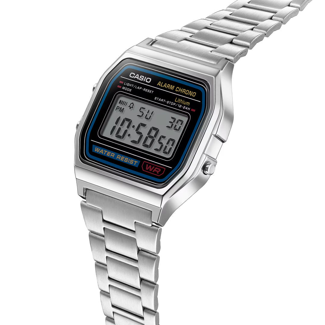 Casio Unisex Digital Grey Dial Watch, A158WA-1D