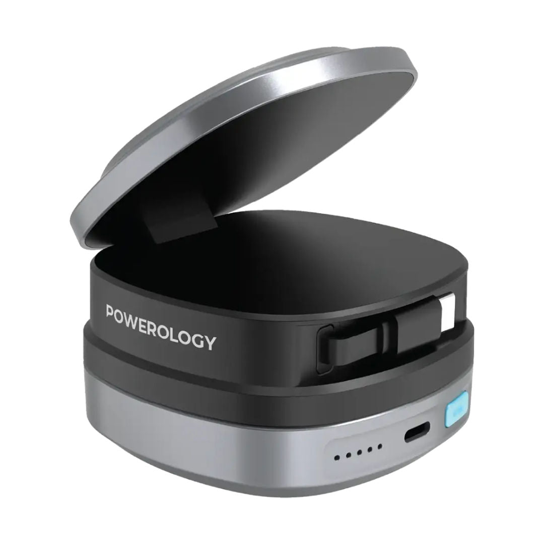 Powerology Lyons 10000mAh Power Bank, Black