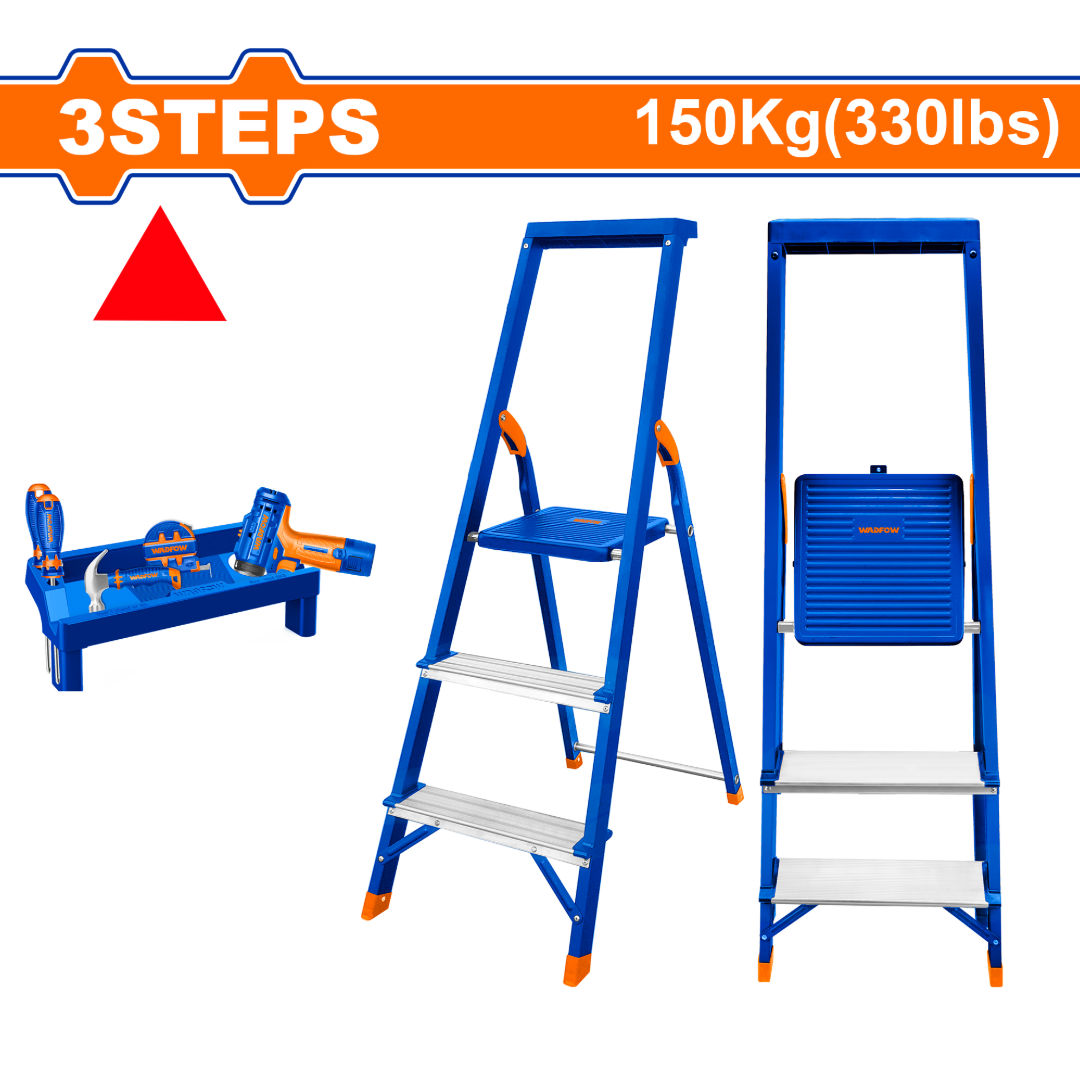 WADFOW Steel & Aluminum Household Ladder