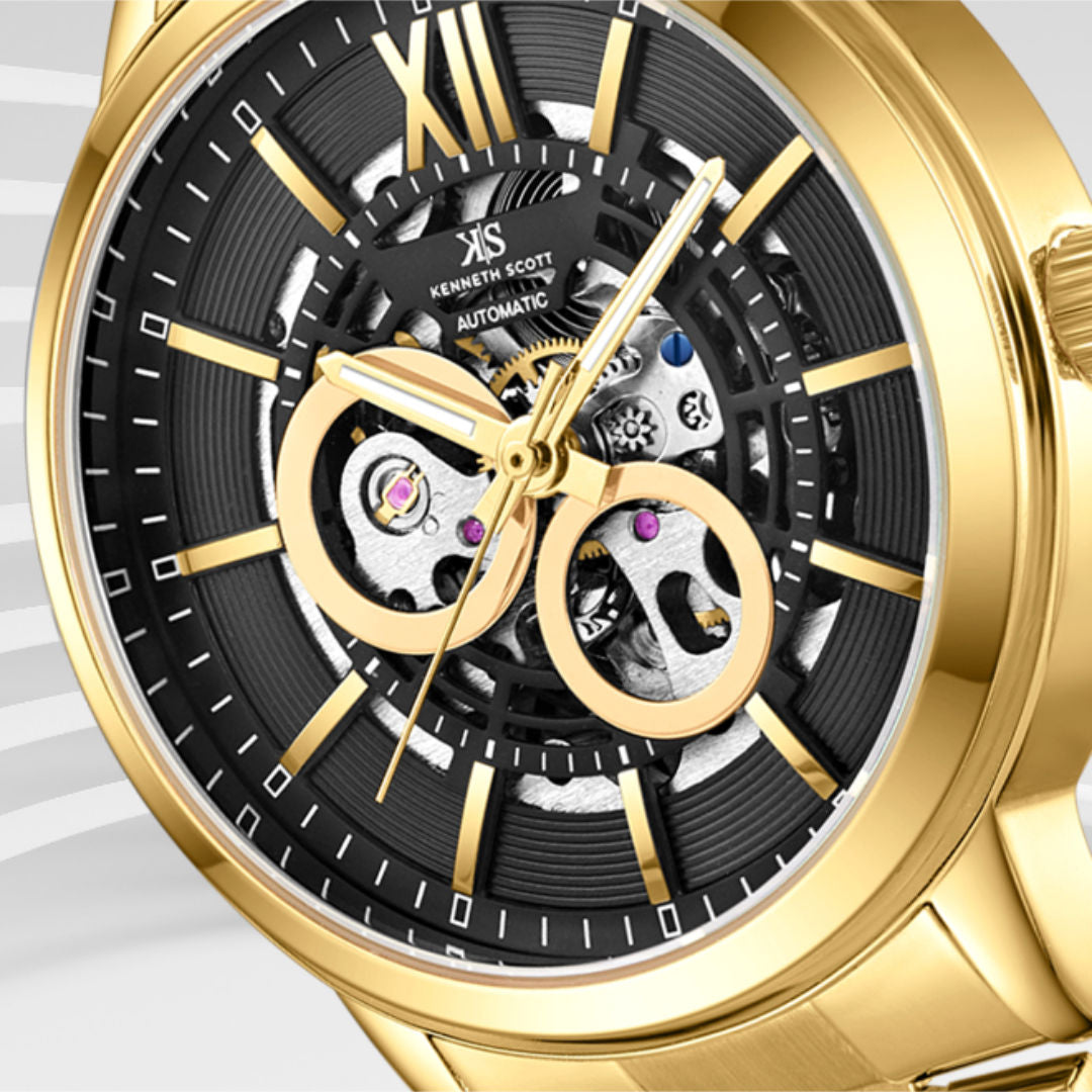 Kenneth Scott Men's Automatic Watch, K24324 Series