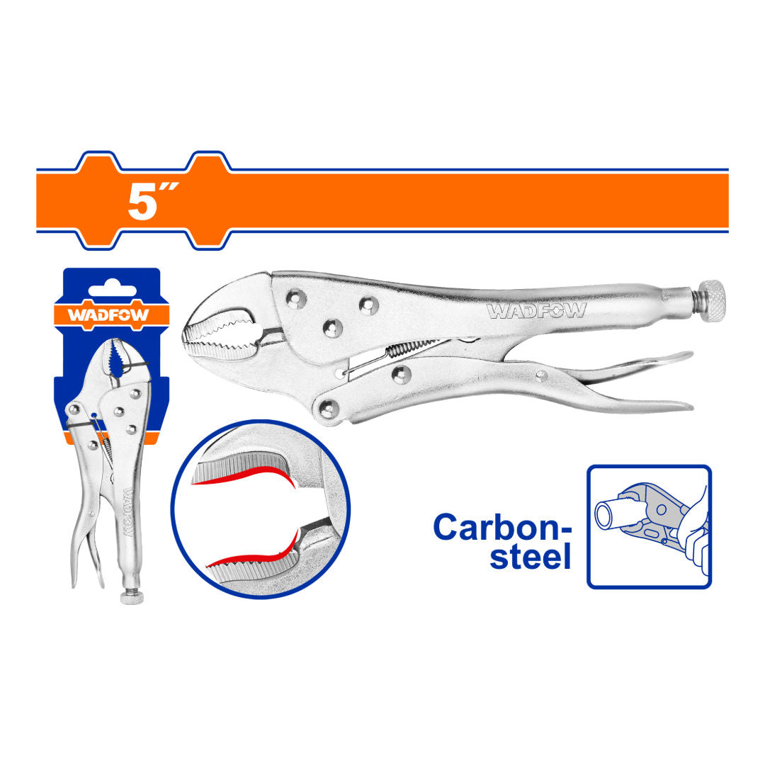 WADFOW Curved Jaw Locking Plier, HRC 38-48