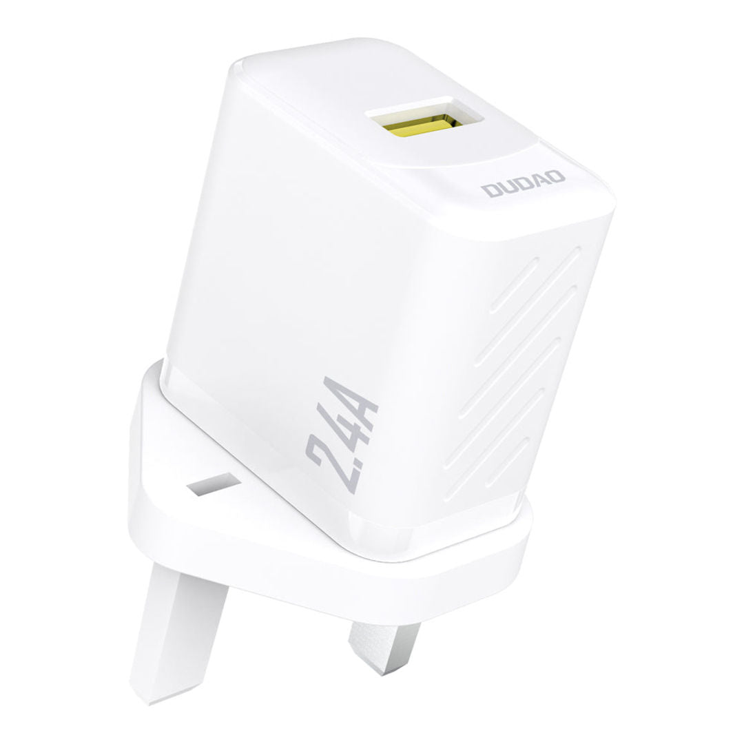 DUDAO A23UK Standard USB-A Charger 2.4A 12W with UK Standard Plug