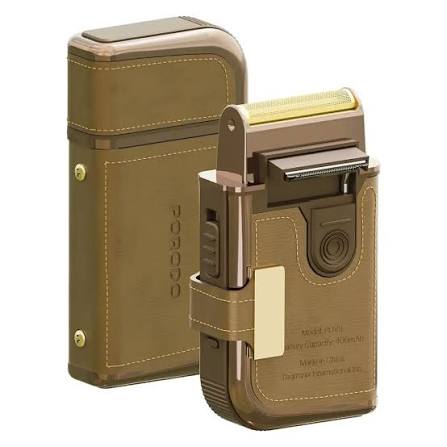 Porodo Clavis Multi-Functional Shaver Kit & Built In Trimmer-Brown