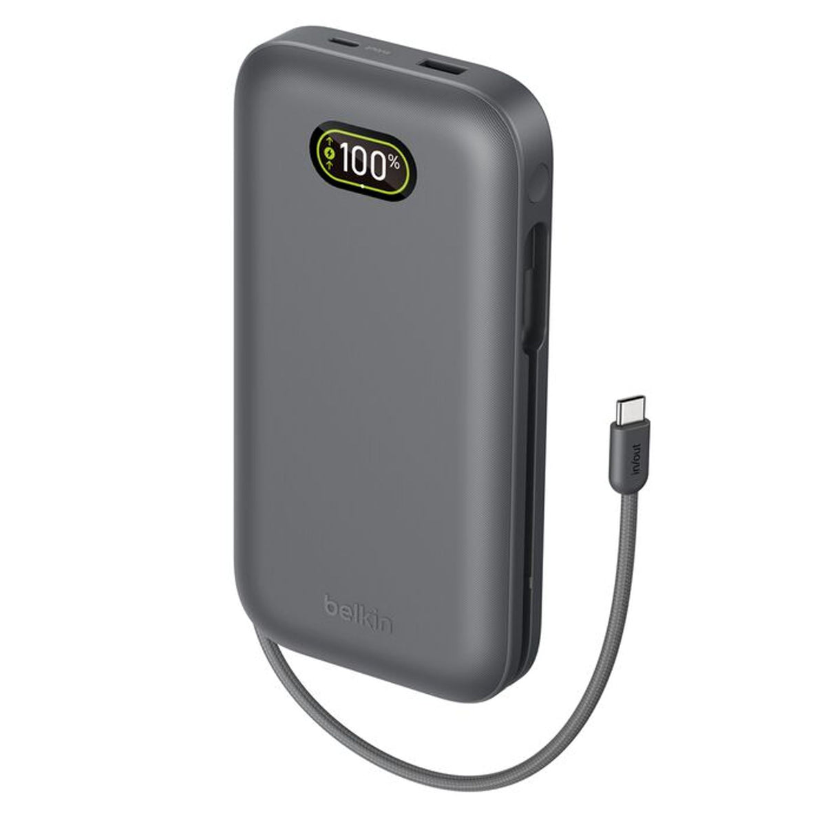 Belkin UltraCharge Pro Laptop Power Bank, 27K, 240W, Integrated Cable