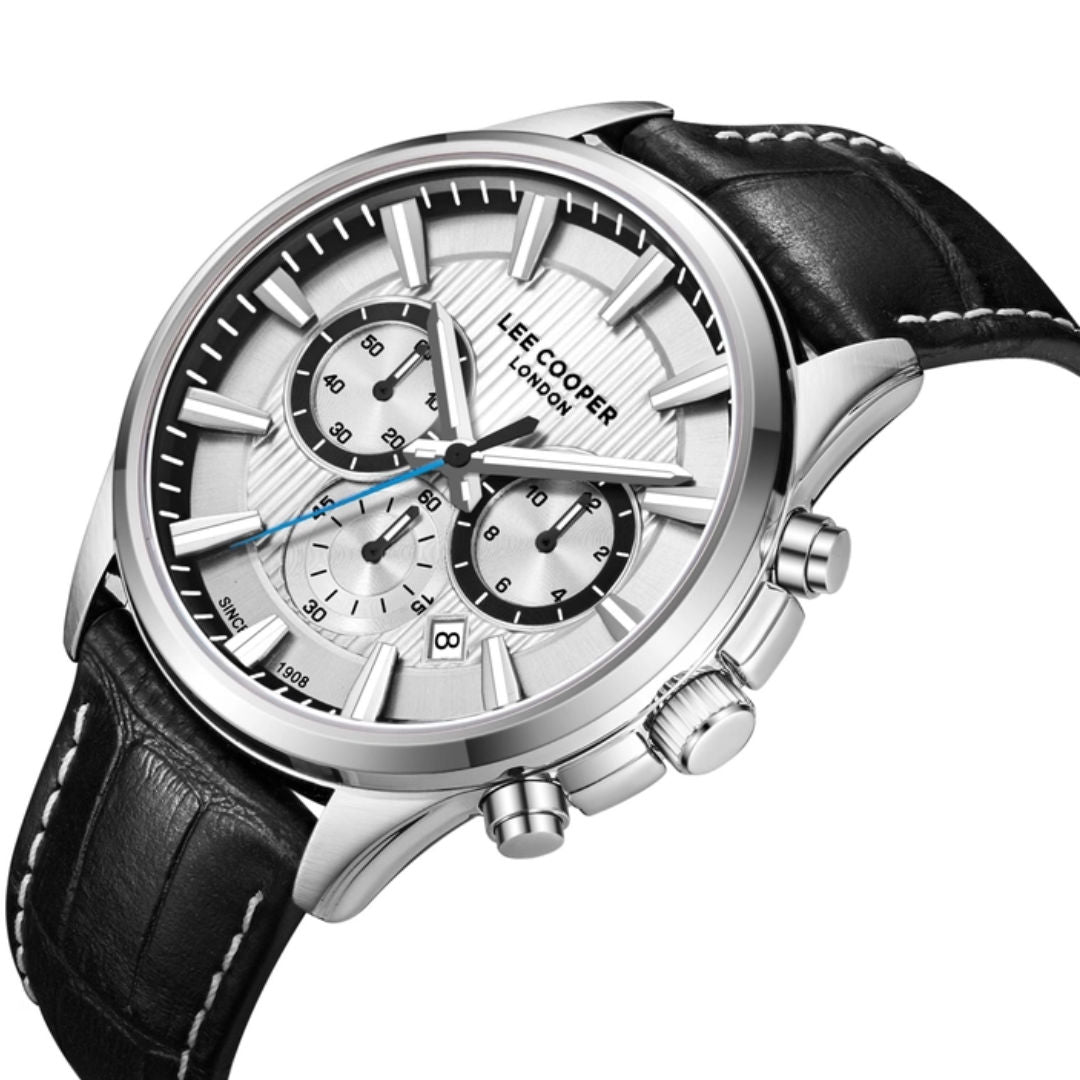 Lee Cooper Men's Leather Multifunction Watch, LC08239 Series